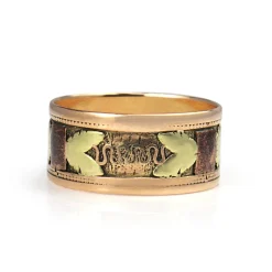 14ct 3 Tone Antique Ring (Boxed)