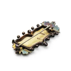 9ct and Silver Antique MIZPAH Brooch
