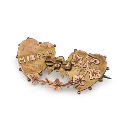 9ct Antique MIZPAH Brooch