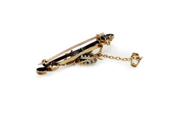 14ct Antique Opal, Pearl and Sapphire Insect / Bee Brooch