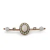 9ct Gold Antique Opal Brooch
