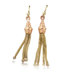 9ct Gold Antique Tassel Earrings