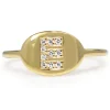 9ct Gold Diamond Initial Ring - MADE TO ORDER