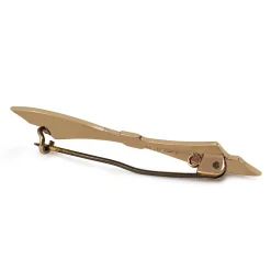 9ct Gold Vintage Etched Bow Brooch