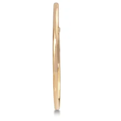 9ct Rose Gold and Silver Filled Round Bangle