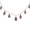 9ct Rose Gold Antique Amethyst Collier Necklace