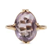 18ct Rose Gold Antique Amethyst Ring