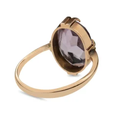 18ct Rose Gold Antique Amethyst Ring