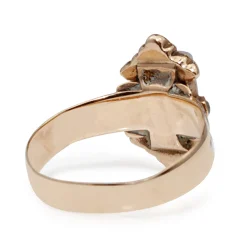 9ct Rose Gold Antique Cameo and Marcasite Ring