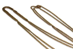 9ct Rose Gold Antique Muff Chain Necklace