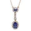 9ct Rose Gold Antique Paste Necklace