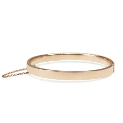 9ct Rose Gold Antique Sapphire Bangle
