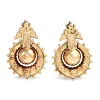 9ct Rose Gold Antique Victorian Decorative Earrings
