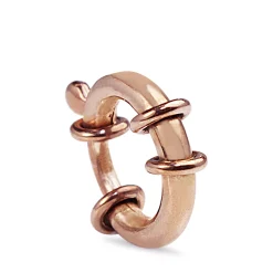 9ct Rose Gold Bolt Ring Clasp