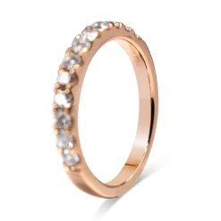 18ct Rose Gold .50ct Diamond Band