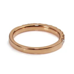 18ct Rose Gold .50ct Diamond Band