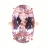 18ct Rose Gold 29ct Kunzite Solitaire Ring
