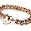 9ct Rose Gold Curb Link Bracelet