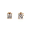 18ct Rose Gold Diamond 'Clover' Style Stud Earrings