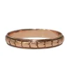 14ct Rose Gold Engraved Band Ring
