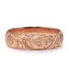 9ct Rose Gold Engraved Floral Band