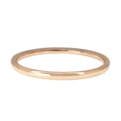 9ct Rose Gold Hollow Golf Style Bangle