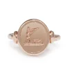 9ct Rose Gold Hunting Signet Ring
