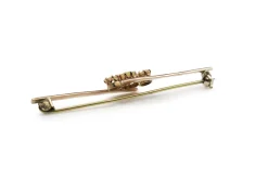 9ct Rose Gold Pearl Brooch