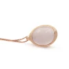 9ct Rose Gold Rose Quartz Pendant