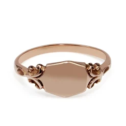 9ct Rose Gold Signet Ring