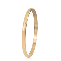 9ct Rose Gold Solid Round Bangle