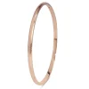 9ct Rose Gold Solid Round Bangle