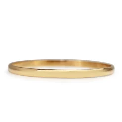 9ct Rose Gold Solid Round Bangle
