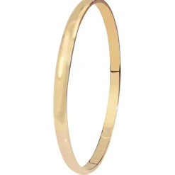 9ct Rose Gold Solid Round Bangle