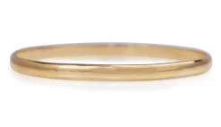9ct Rose Gold Solid Round Bangle