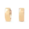 9ct Rose Gold Thick Huggie Hoop Earrings