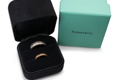18ct Rose Gold Tiffany and Co Classic Millgrain Band