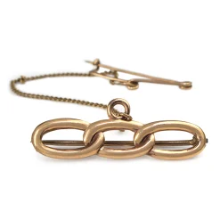 9ct Rose Gold Vintage Brooch