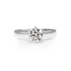 18ct White Gold 6 Claw Diamond Solitaire Ring