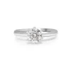 18ct White Gold 6 Claw Diamond Solitaire Ring