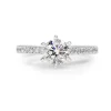 14ct White Gold 6 Claw Diamond Solitaire
