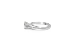 18ct White Gold 6 Claw Diamond Solitaire Ring