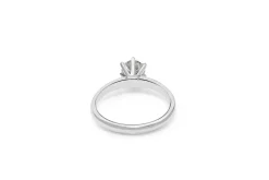 18ct White Gold 6 Claw Diamond Solitaire Ring