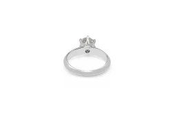 18ct White Gold 6 Claw Diamond Solitaire Ring