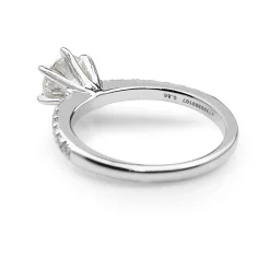 14ct White Gold 6 Claw Diamond Solitaire