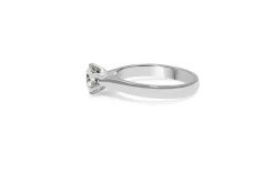 18ct White Gold 6 Claw Solitaire Diamond Ring