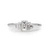 18ct White Gold 5 Stone Baguette Ring