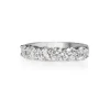 18ct White Gold 6 Stone Diamond Band
