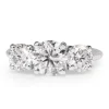 18ct White Gold 3 Stone Diamond Ring