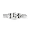 18ct White Gold 3 Stone Diamond Ring